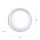 Plafonnier LED à faible éblouissement IP44 28 W L:45 cm en chrome
