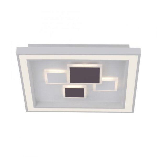 Plafonnier LED Blanc Noir Interrupteur de série L:48 cm