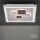 Plafonnier LED Blanc Noir Interrupteur de série L:48 cm