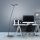 Lampadaire LED anthracite dimmable blanc chaud 20 W 215 cm