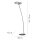 Lampadaire LED anthracite dimmable blanc chaud 20 W 215 cm