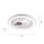 Plafonnier LED rond Blanc Noir Interrupteur de série 55 W