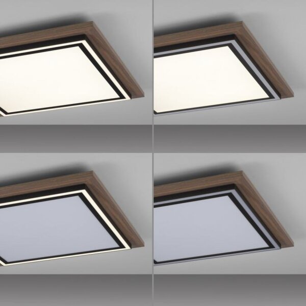 Blendarme Plafonnier LED à intensité variable Bois L:53,4 cm 44 W