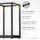 Lampe de table LED noire à intensité variable Touch 26 cm 4 W Mémoire