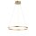 Suspension LED en laiton dimmable 3000 K Ø60 cm Anneau