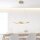Suspension LED en laiton dimmable 3000 K Ø60 cm Anneau