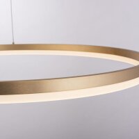 Suspension LED en laiton dimmable 3000 K Ø80 cm...