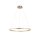 Suspension LED en laiton dimmable 3000 K Ø80 cm Anneau
