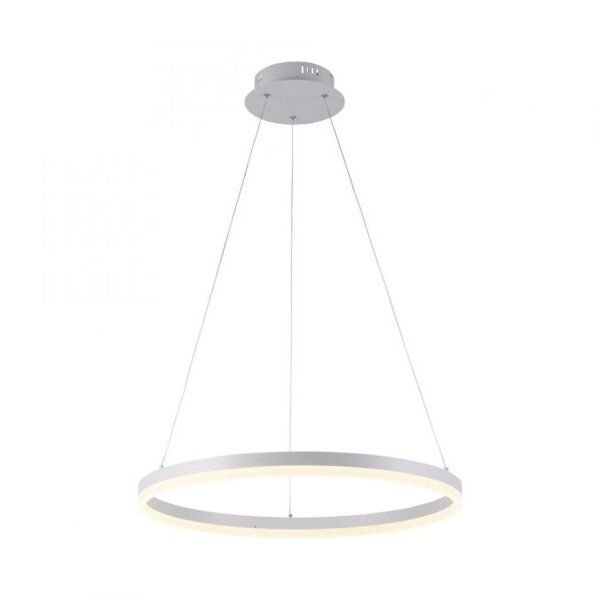 Suspension LED Blanc dimmable 38 W 3000 K Ø60 cm Anneau
