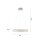 Suspension LED Blanc dimmable 38 W 3000 K Ø60 cm Anneau