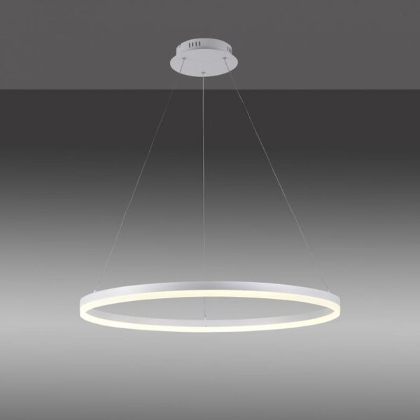 Suspension LED Blanc gradable 52 W 3000 K Ø80 cm Anneau