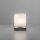 Lampe de table LED verre 16 cm 5 W 580 lm dimmable en acier