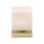 Lampe de table LED verre 16 cm 580 lm dimmable en laiton