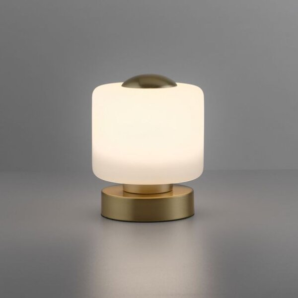 Lampe de table LED Touch à intensité variable 15 cm 3000 K en laiton