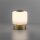 Lampe de table LED Touch à intensité variable 15 cm 3000 K en laiton