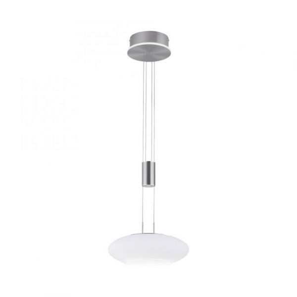Lampe LED à suspendre Abat-jour en verre dimmable Télécommande 4350 lm