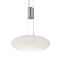Lampe LED à suspendre Abat-jour en verre dimmable...