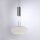 Lampe LED à suspendre verre en acier 2 flammes Télécommande
