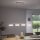 Lampe LED à suspendre verre en acier 108 cm 38 W Télécommande