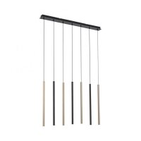 Longue lampe à suspendre LED métal dimmable...