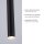 Suspension LED Noir Métal Ø2,5 cm ronde intensité lumineuse variable