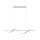 Suspension LED argent Télécommande 121 cm dimmable