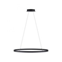 Suspension LED Anthracite ovale 3000 K L:80 cm...