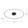 Suspension LED Anthracite ovale 3000 K L:80 cm intensité lumineuse variable