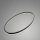 Suspension LED Anthracite ovale 3000 K 118 cm intensité lumineuse variable