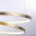 Suspension LED en feuille dor L:55 cm 4000 lm dimmable