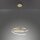 Suspension LED en feuille dor L:55 cm 4000 lm dimmable