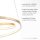 Suspension LED en feuille dor L:55 cm 4000 lm dimmable