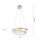 Suspension LED en feuille dor L:55 cm 4000 lm dimmable