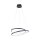 Suspension LED Noir L:55 cm 4000 lm dimmable
