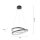 Suspension LED Noir L:55 cm 4000 lm dimmable