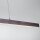 Suspension LED ajustable Touch 4680 lm brun sépia