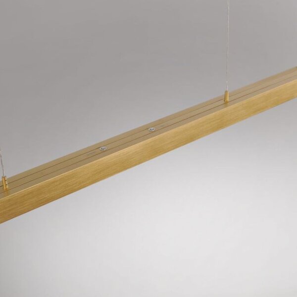 Suspension LED ajustable Touch 4680 lm en laiton