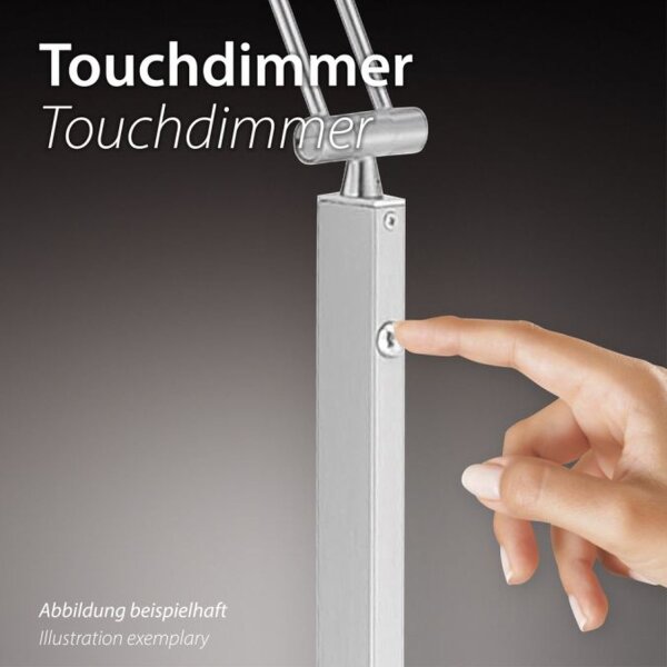 Suspension LED ajustable Touch 4680 lm en laiton