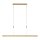 Suspension LED ajustable Touch 4680 lm en laiton