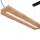 LED Suspension Bois Télécommande L:120 cm dimmable