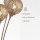 Grand lampadaire en métal brun rouille or 181,2 cm G9 6-flmg