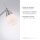 Lampadaire réglable en argent variateur verre 163 cm