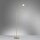 Lampadaire réglable en laiton variateur verre 163 cm