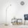 Lampadaire réglable en laiton variateur verre 163 cm