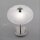 Lampe de table LED à intensité variable en argent Verre albâtre 28 cm