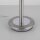 Lampe de table LED à intensité variable en argent Verre albâtre 28 cm