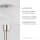 Lampe de table LED à intensité variable en argent Verre albâtre 28 cm