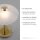 Lampe de table LED à intensité variable en laiton verre albâtre 3 W