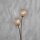 Lampe de table rustique en métal brun rouille or 52 cm 2-flmg