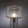 Lampe de table décorative verre strié E27 35 cm champignon rond
